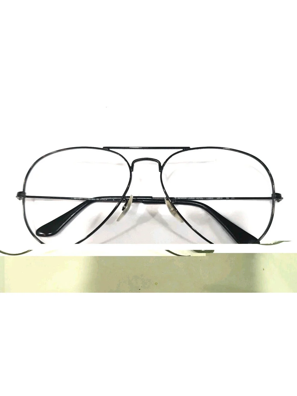 Ray Ban RB3025 L2823 No Lenses Aviator Black Sunglasses Frame 58-14 135 Italy